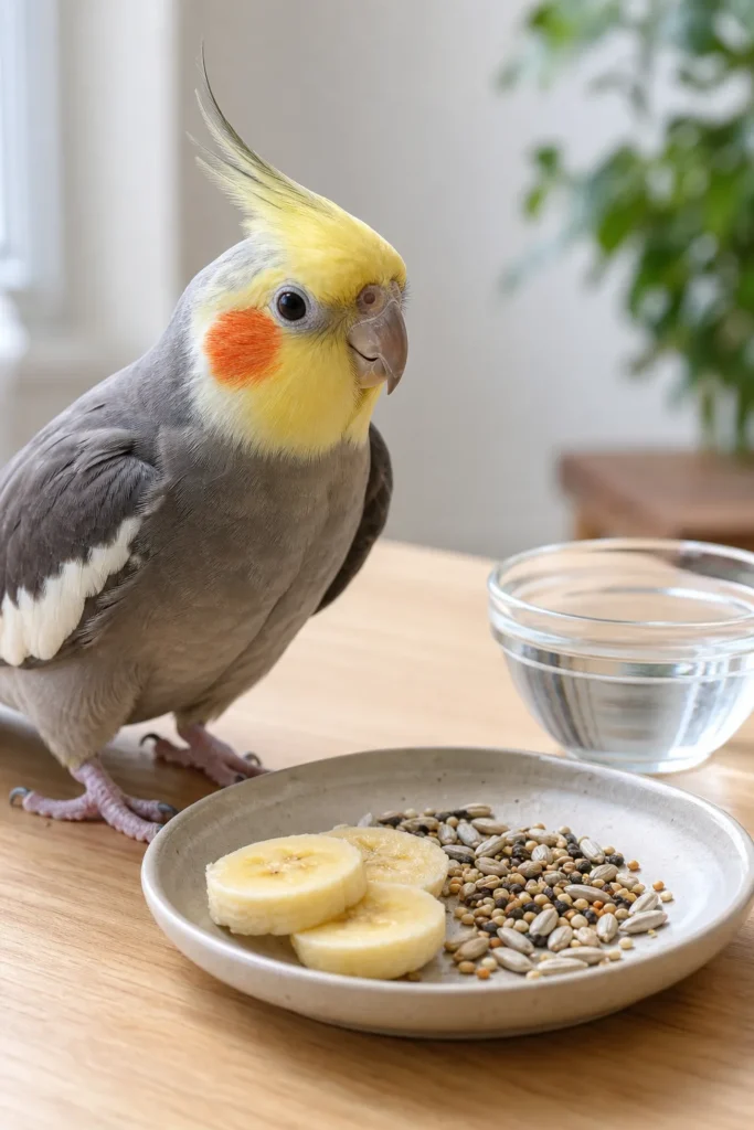 Calopsita pode comer banana? veja o cuidado certo