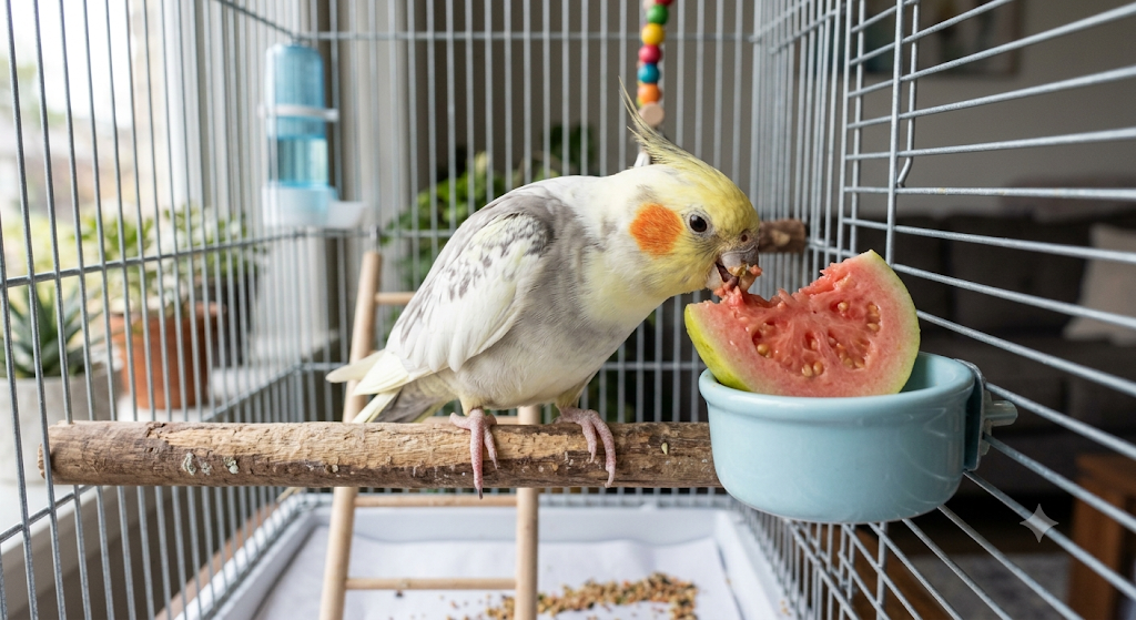 Calopsita pode comer goiaba? Veja como oferecer inline