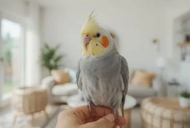 como criar calopsita solta em casa