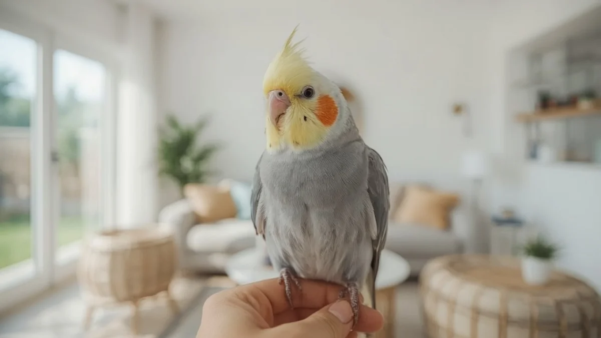 como criar calopsita solta em casa