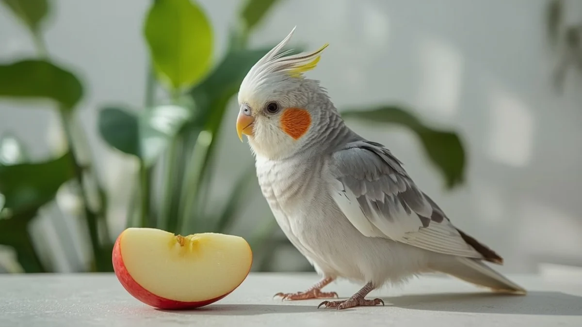 calopsita pode comer maçã